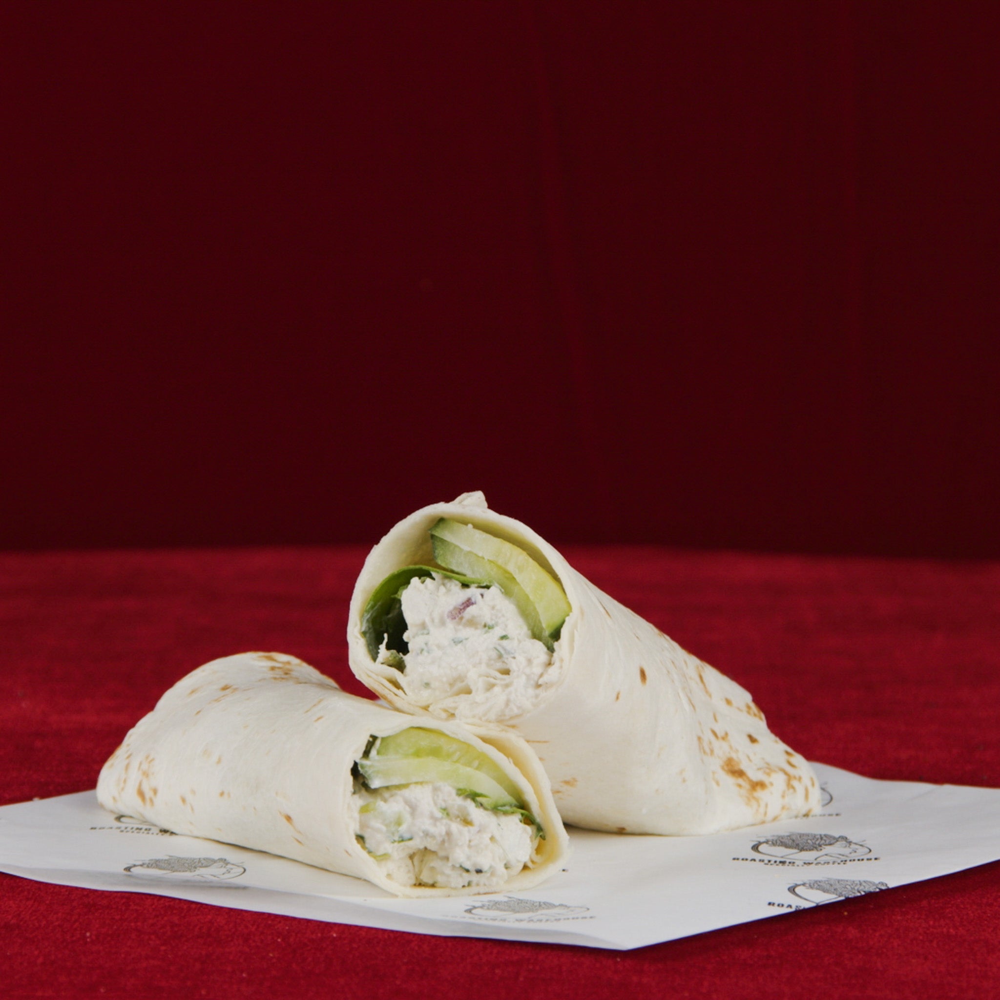 Poached Chicken Wrap